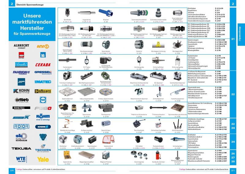 Hermann Wendler Spanntechnik Katalog