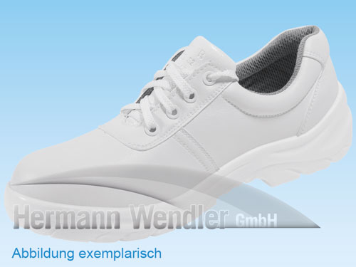 Weißer Sicherheitshalbschuhe mit Schutzklasse S2 "Termoli" bei Hermann Wendler GmbH