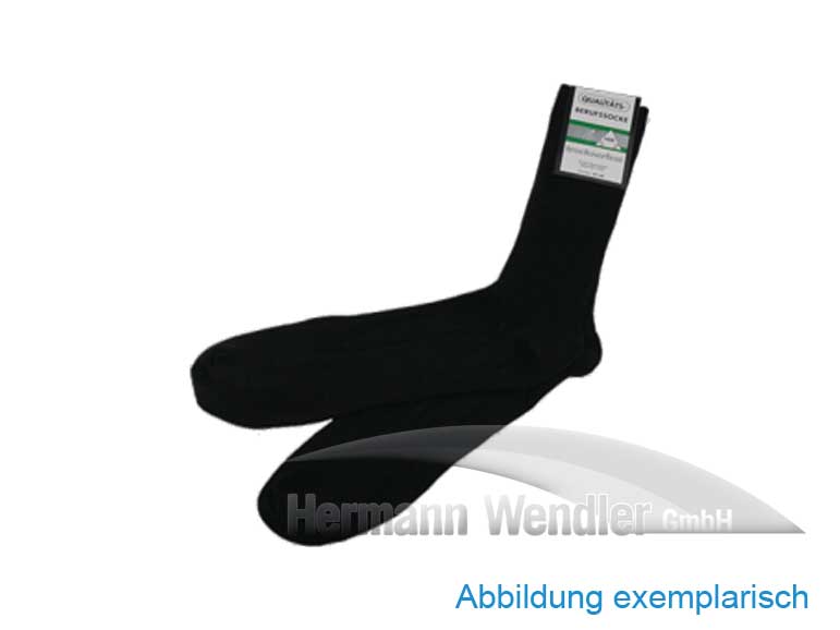 Baumwollsocken schwarz bei Hermann Wendler GmbH