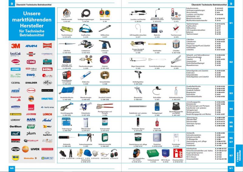 Hermann Wendler Technische Betriebsmittel Katalog Hermann Wendler Technische Betriebsmittel Katalog